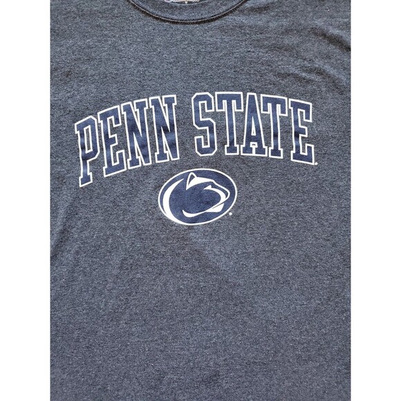 Penn State Shirt Men Medium Gray Golf Champion Crew Neck Short Sleeve Top - Picture 3 of 5